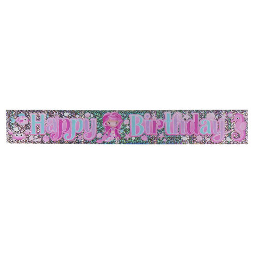 Picture of HAPPY BIRTHDAY BANNER MERMAID